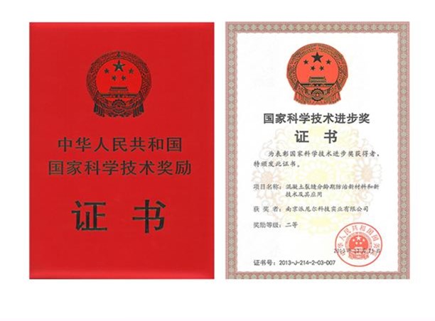 派尼尔获得国家科技进步二等奖证书 派尼尔获得国家科技进步二等奖证书