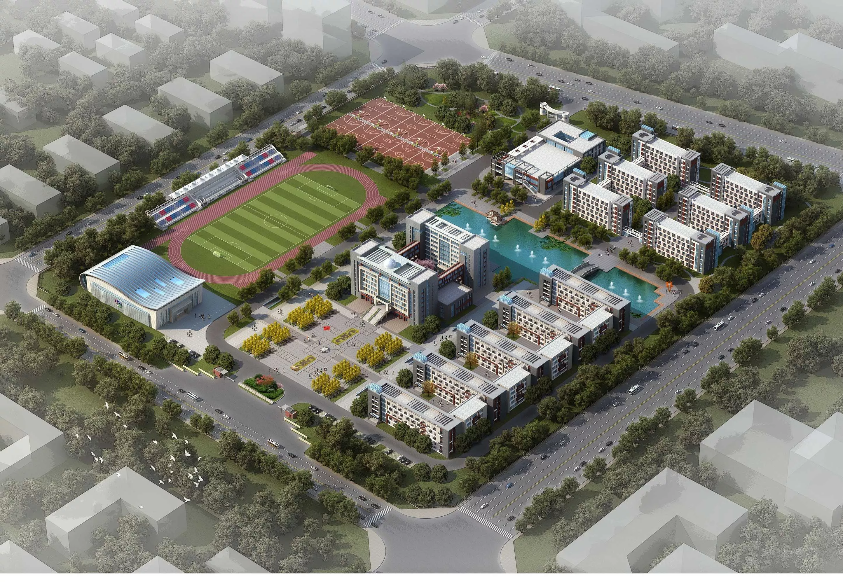 仪征第四中学新建工程